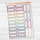 Habit Tracker - Single Planner Stickers | B-030