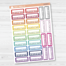 Habit Tracker - Single Planner Stickers | B-030