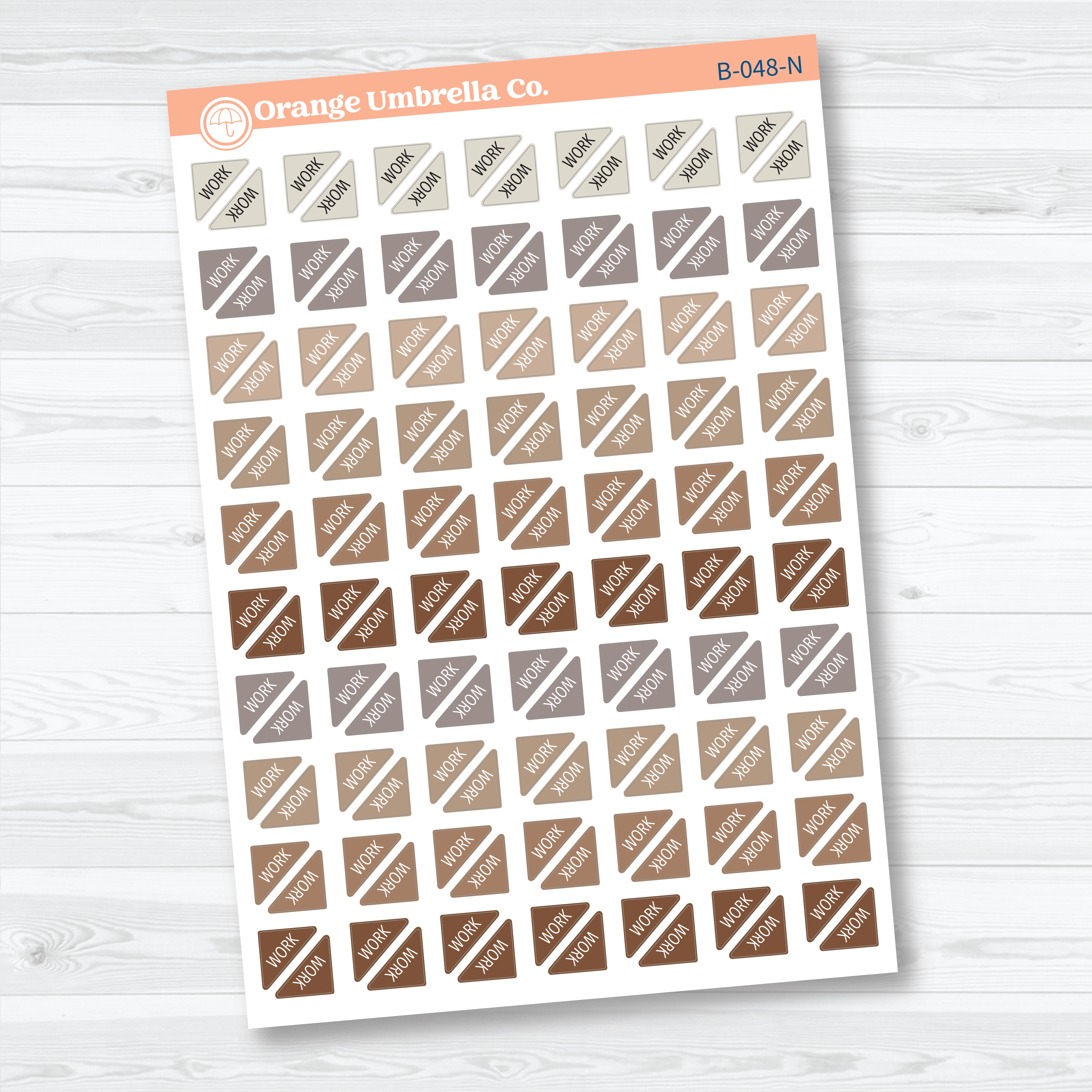 Work Mini Corner Planner Stickers | Work Planner Stickers | B-048
