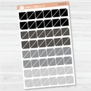 Corner - Mini Blank Planner Stickers | B-049