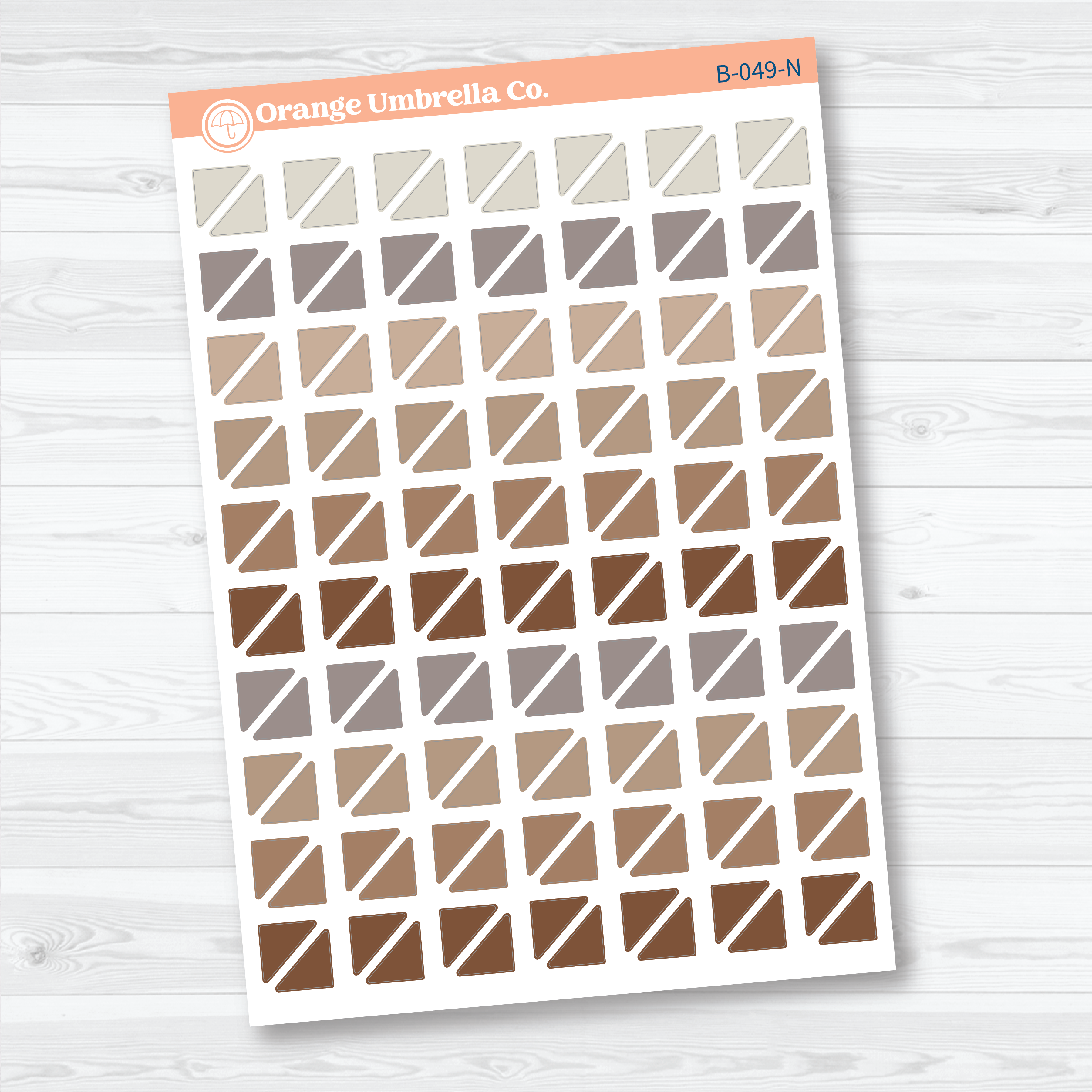 Blank Mini Corner Planner Stickers | Functional Planner Stickers | B-049