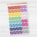 Day Off Mini Corner Script Planner Stickers | B-050