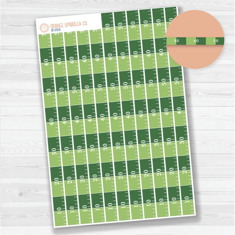 Football Washi Strips Planner Stickers | B-055