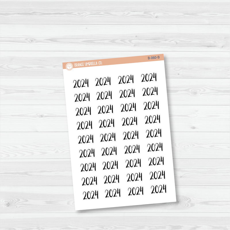 Days of the Week Script Stickers Perfect for Any Planner White or