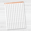 Time   Half Hour Script Planner Stickers | F3 | B-069