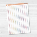 Time - Half Hour Saray Plans Script Planner Stickers | FSP | B-072