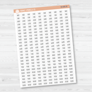 Time - 30 Minute/Half Hour Script Planner Stickers | FC12 | B-096