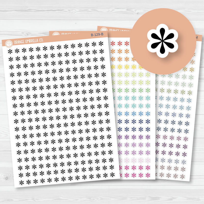 Asterisk Icon Planner Stickers | B-129