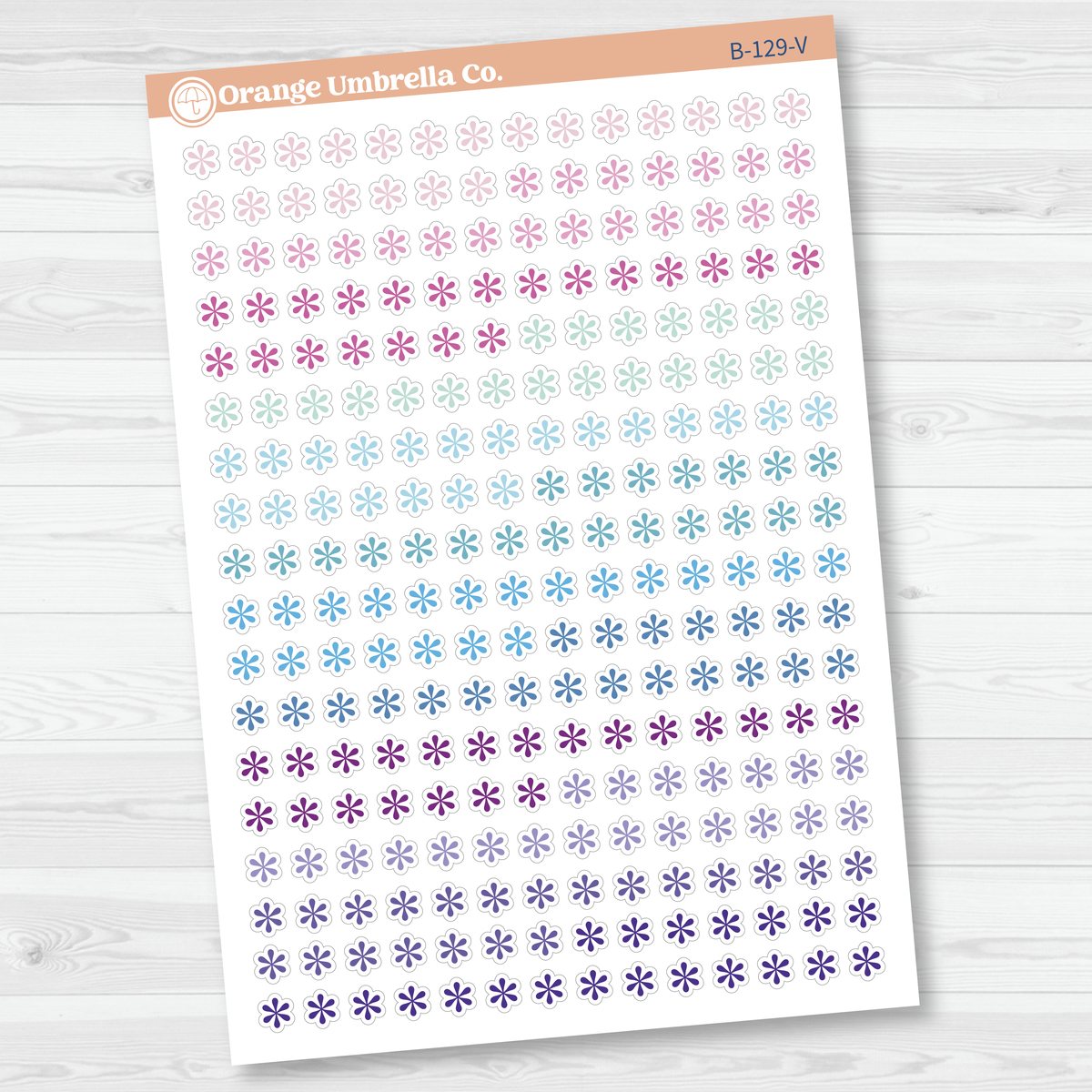 Asterisk Icon Planner Stickers | Micro Color Coding Labels | B-129