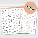 Arrows Mini Planner Stickers | B-149