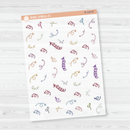 Arrows - Mini Coils/Springy Planning Stickers | Clear Matte | B-149-CM