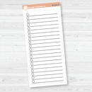 7x9 EC Monthly Right Side Dashboard Box Fillers for Erin Condren Planner Stickers |  B-224