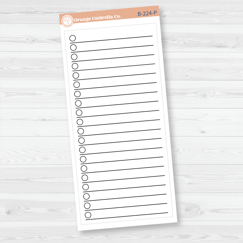 7x9 EC Monthly Right Side Dashboard Box Fillers for Erin Condren Planner Stickers |  B-224