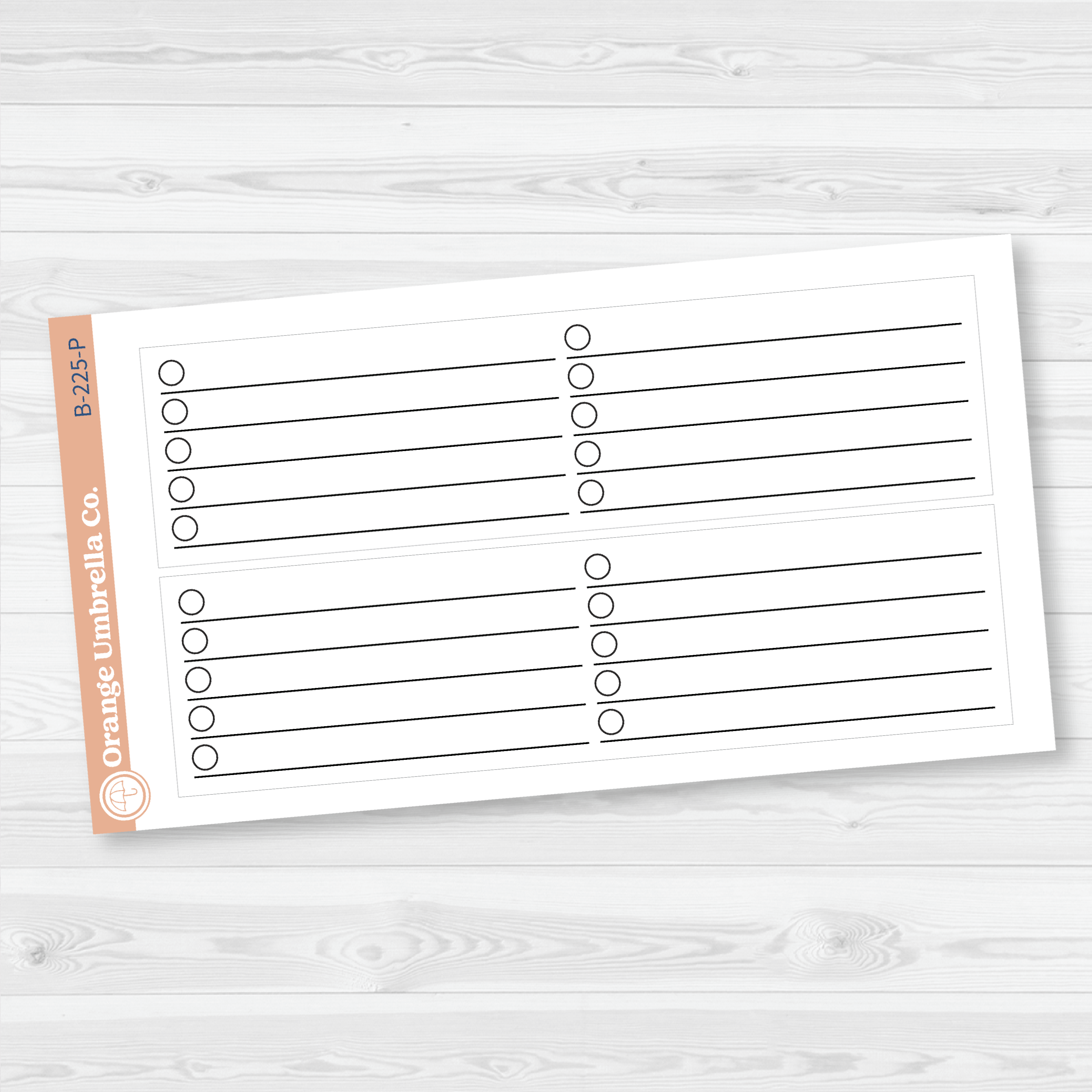 7x9 EC Monthly Bottom Box Dashboard Box Fillers for Erin Condren Planner Stickers | B-225