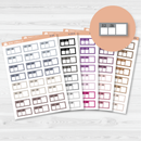 Hobonichi Cousin Weather Tracker Planner Stickers | B-299-B-300