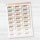 Hobonichi Cousin Weather Tracker Planner Stickers | B-299-B-300