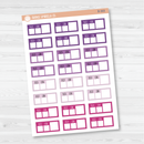 Hobonichi Cousin Weather Tracker Planner Stickers | Brights | B-301-B-303