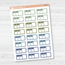 Hobonichi Cousin Weather Tracker Planner Stickers | Muted | B-304-B-306