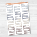 Weekly Habit Tracker - Hobo Cousin Planner Stickers | Neutrals | B-523-524