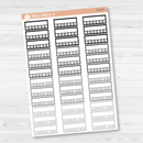 Weekly Habit Tracker - Hobo Cousin Planner Stickers | Neutrals | B-523-524