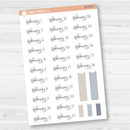 Monthly Dates of the Month Planner Stickers | FC12 Script | B-537-B-548