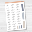 Monthly Dates of the Month Planner Stickers | FC12 Script | B-537-B-548