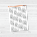 Heart Rating - Movie and Book Icon Tracker Planner Stickers | B-560