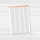 Heart Rating - Movie and Book Icon Tracker Planner Stickers | B-560