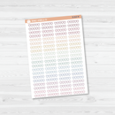 Heart Rating - Movie and Book Icon Tracker Planner Stickers | B-560