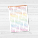 Heart Rating - Movie and Book Icon Tracker Planner Stickers | B-560