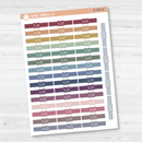 To Do Appointment Header Script - Hobonichi Cousin Planner Stickers | FC12 | B-566