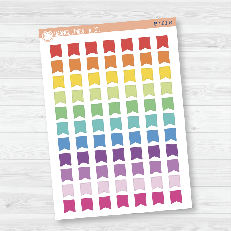 Tiny Flag Planner Stickers | B-568