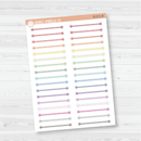 Header / Divider Bar Planner Stickers | B-571