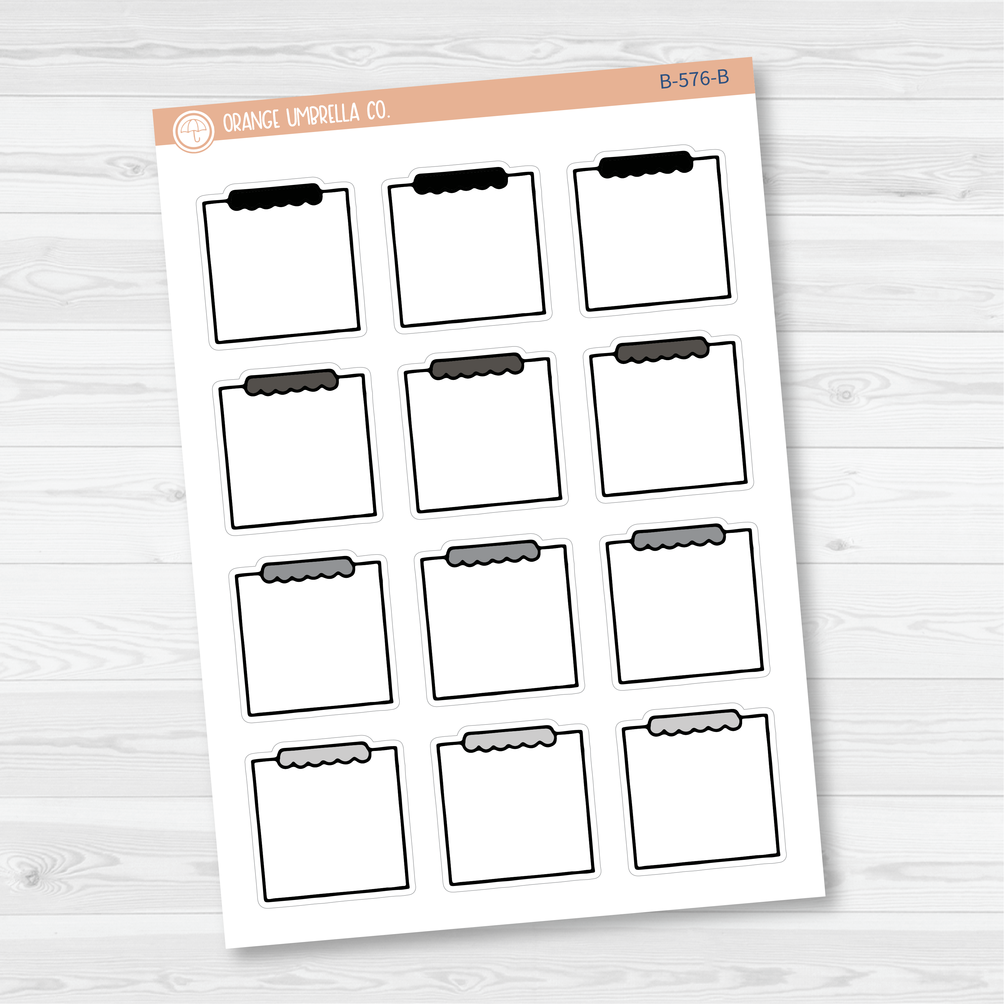 CLEARANCE | Note Label Planner Stickers | B-576
