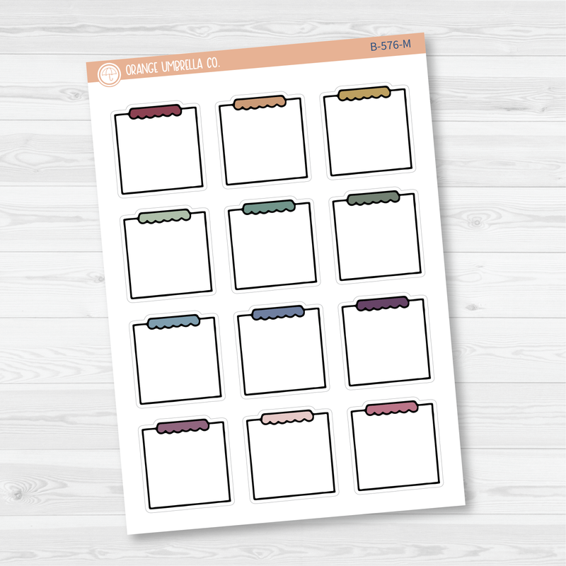 Note Label Planner Stickers | B-576