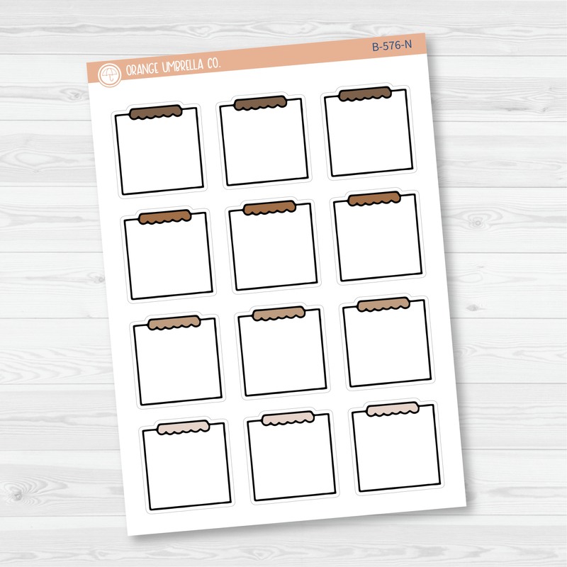 Note Label Planner Stickers | B-576