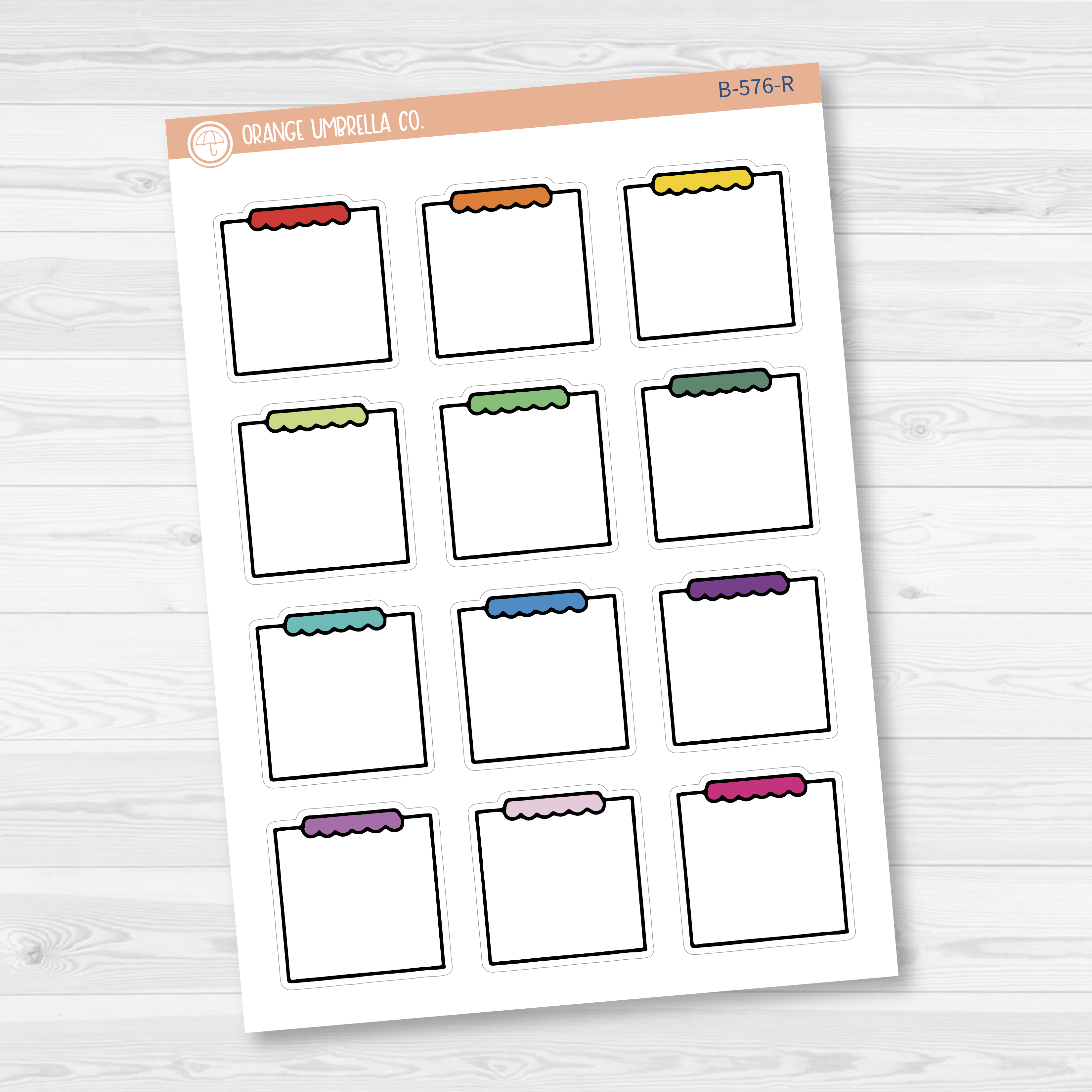 CLEARANCE | Note Label Planner Stickers | B-576