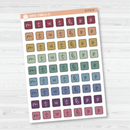 Weekday Letter Covers Planner Stickers | FC12 Script | B-578