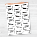 Note Doodle Label Planner Stickers | B-580