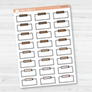 Note Doodle Label Planner Stickers | B-580