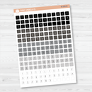 Mini Date Dots - 5 Months Planner Stickers | Square FC12 Print | B-585