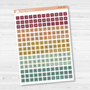 Mini Date Dots - 5 Months Planner Stickers | Square FC12 Script | B-587
