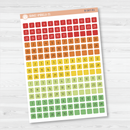 Mini Date Dots - 5 Months Planner Stickers | Square FC12 Script | B-587