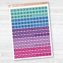 Date Dots - 5 Months Planner Stickers | Square F16 Script | B-591