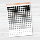 Tiny Date Dots - 5 Months Planner Stickers | Square F16 Print | B-593