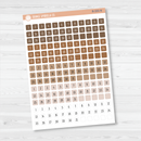 Tiny Date Dots - 5 Months Planner Stickers | Square F16 Print | B-593