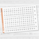 6 Months of Date Dot Covers Planner Stickers | B-603-B-604