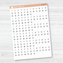 6 Months of Mini Date Dot Covers Planner Stickers | FSP | B-609-B-610