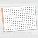 6 Months of Date Dot Covers Planner Stickers | FSP | B-611-B-612