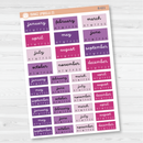 A5 Year at a Glance - Hobonichi Cousin | F16 Brights | B-618-B-621